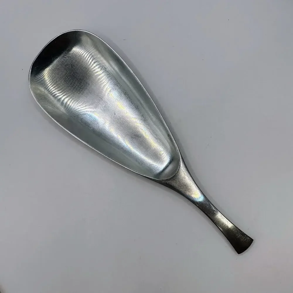 Vtg DANSK Odin Serving Spoon XL 9” MCM Stainless Germany IHQ Modern Flatware WOW